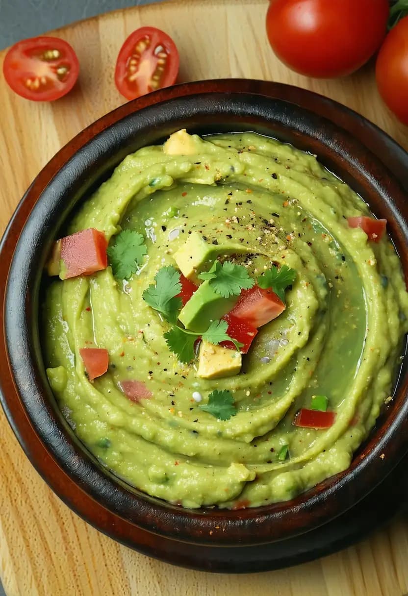 Receita de Guacamole Simples sem Cebola