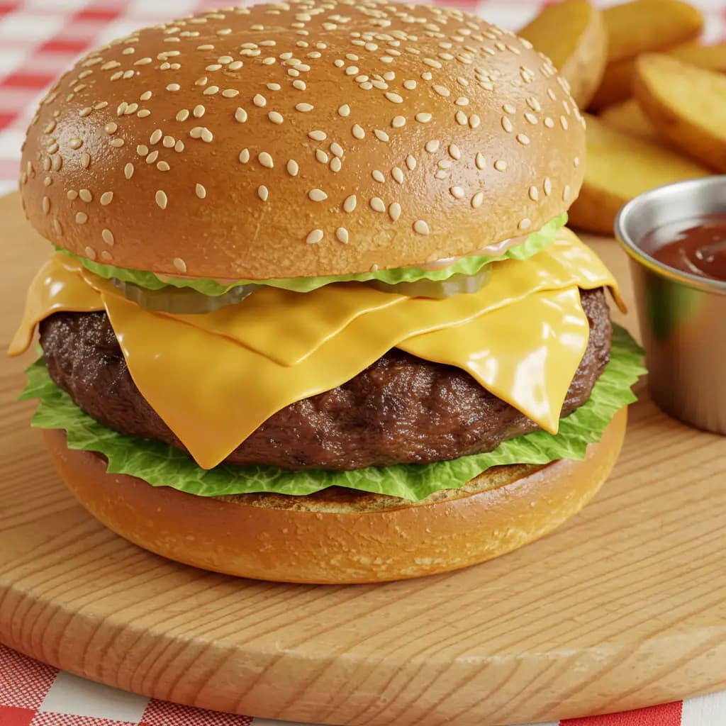 Receita de Hambúrguer Caseiro