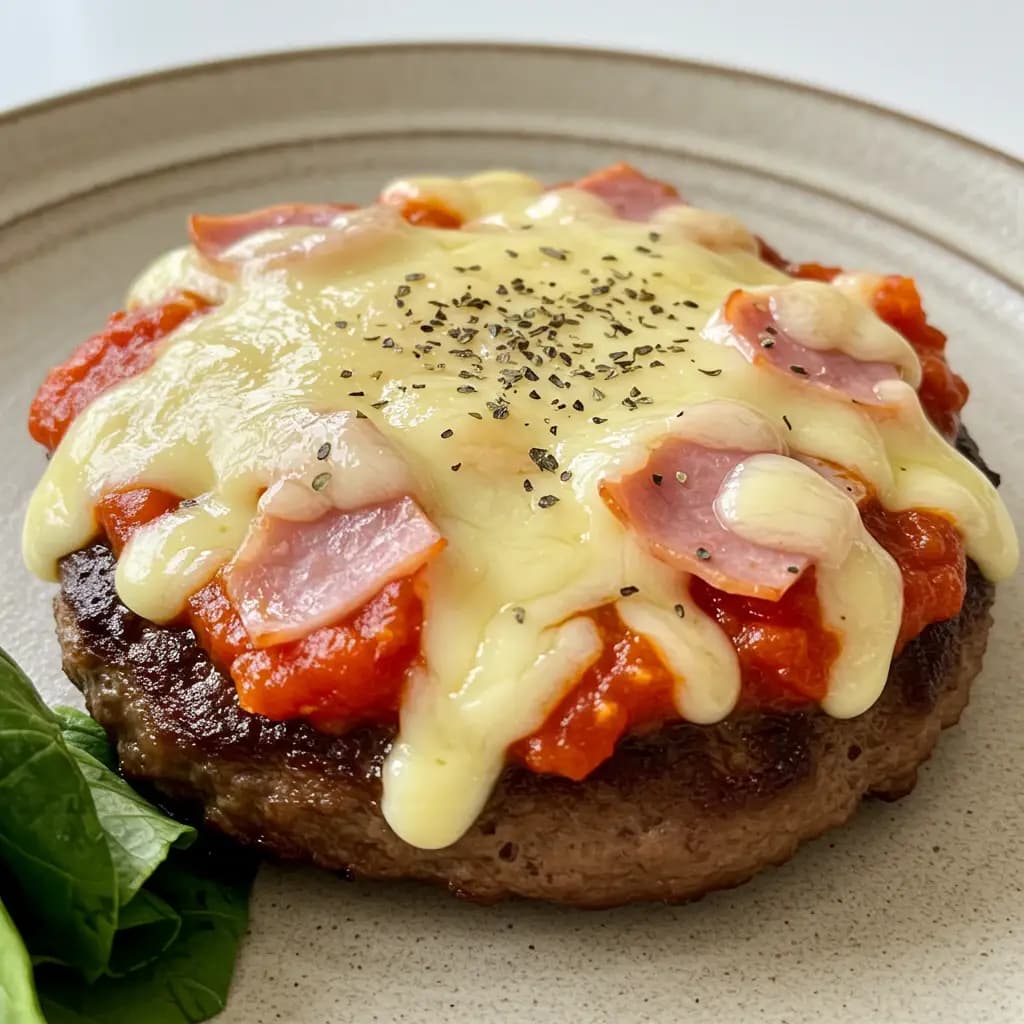 Receita de Hambúrguer Pizza