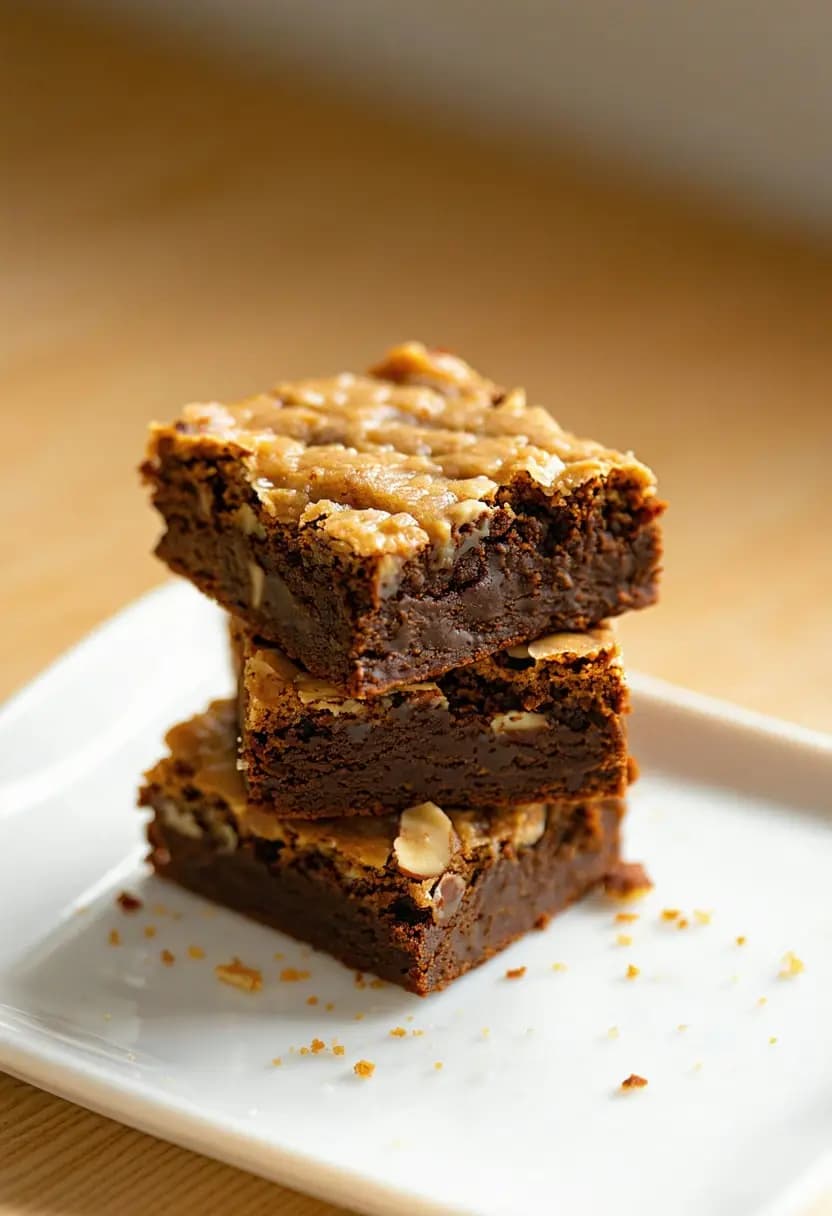 Receita de Brownies de Avelã