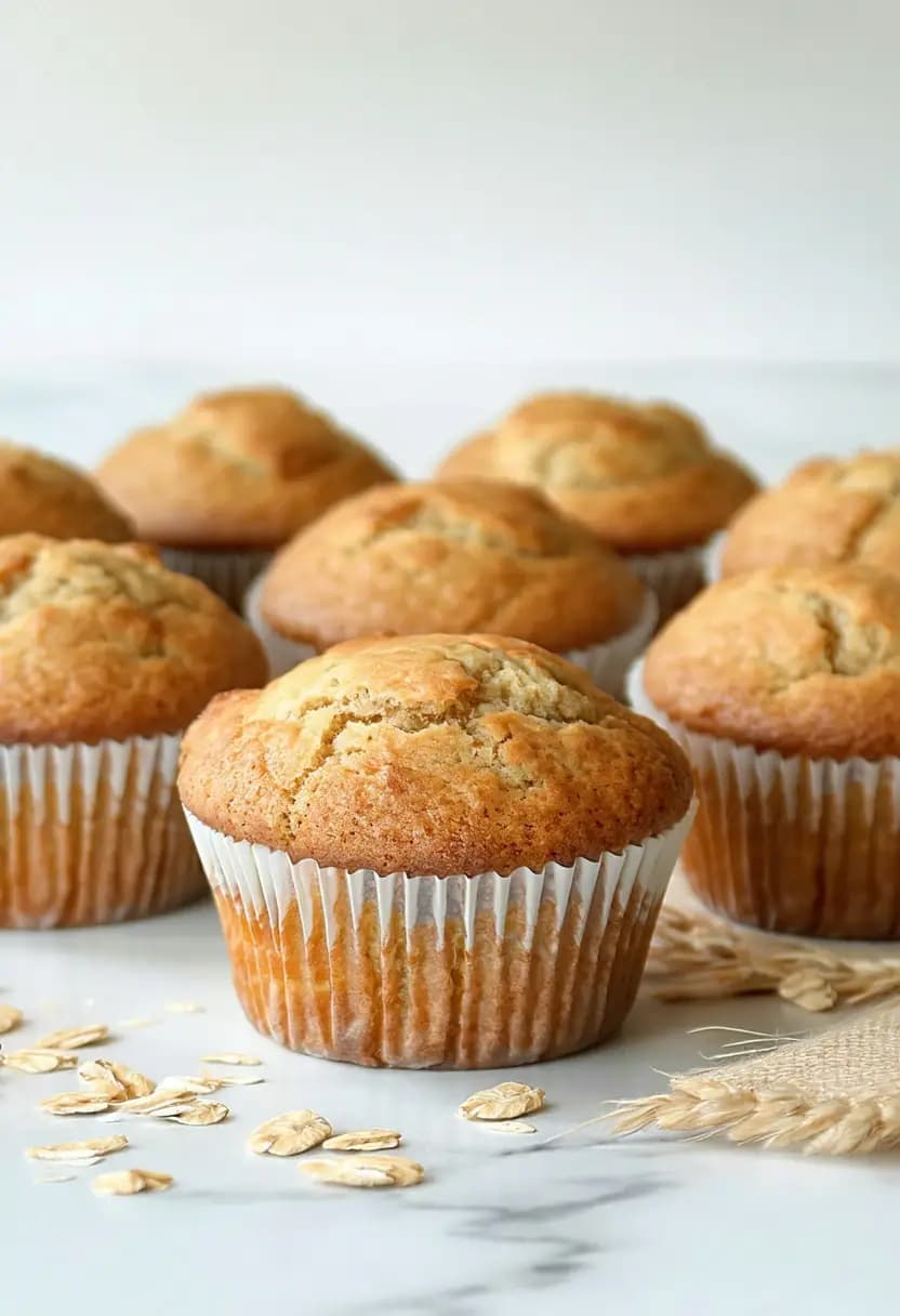 Receita de Muffins de Aveia Saudáveis