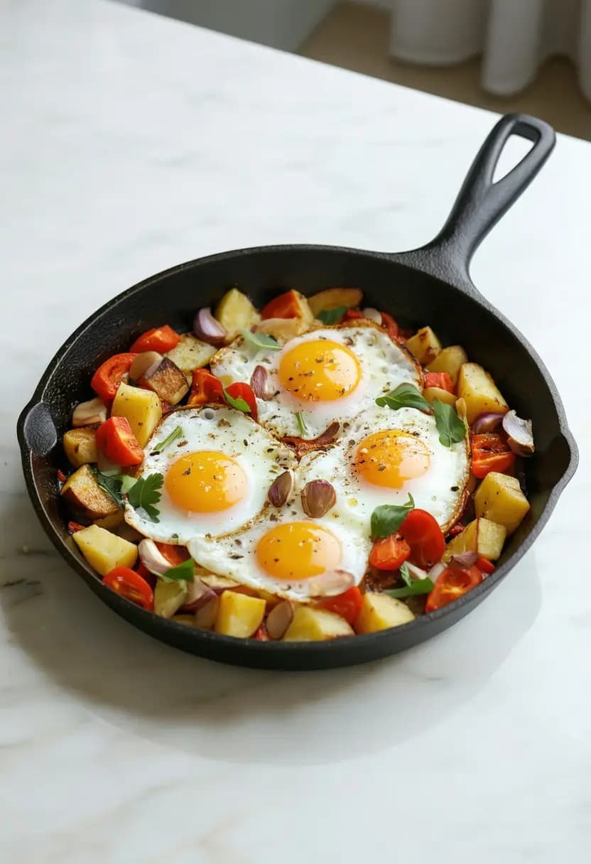 Receita de Frigideira de Café da Manhã Sustentável