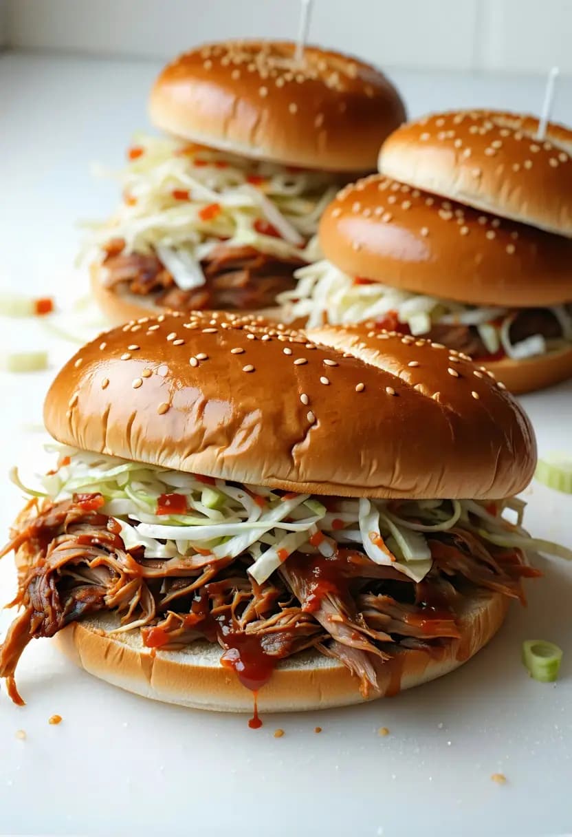Receita de Sanduíche de Pork Desfiado Caseiro