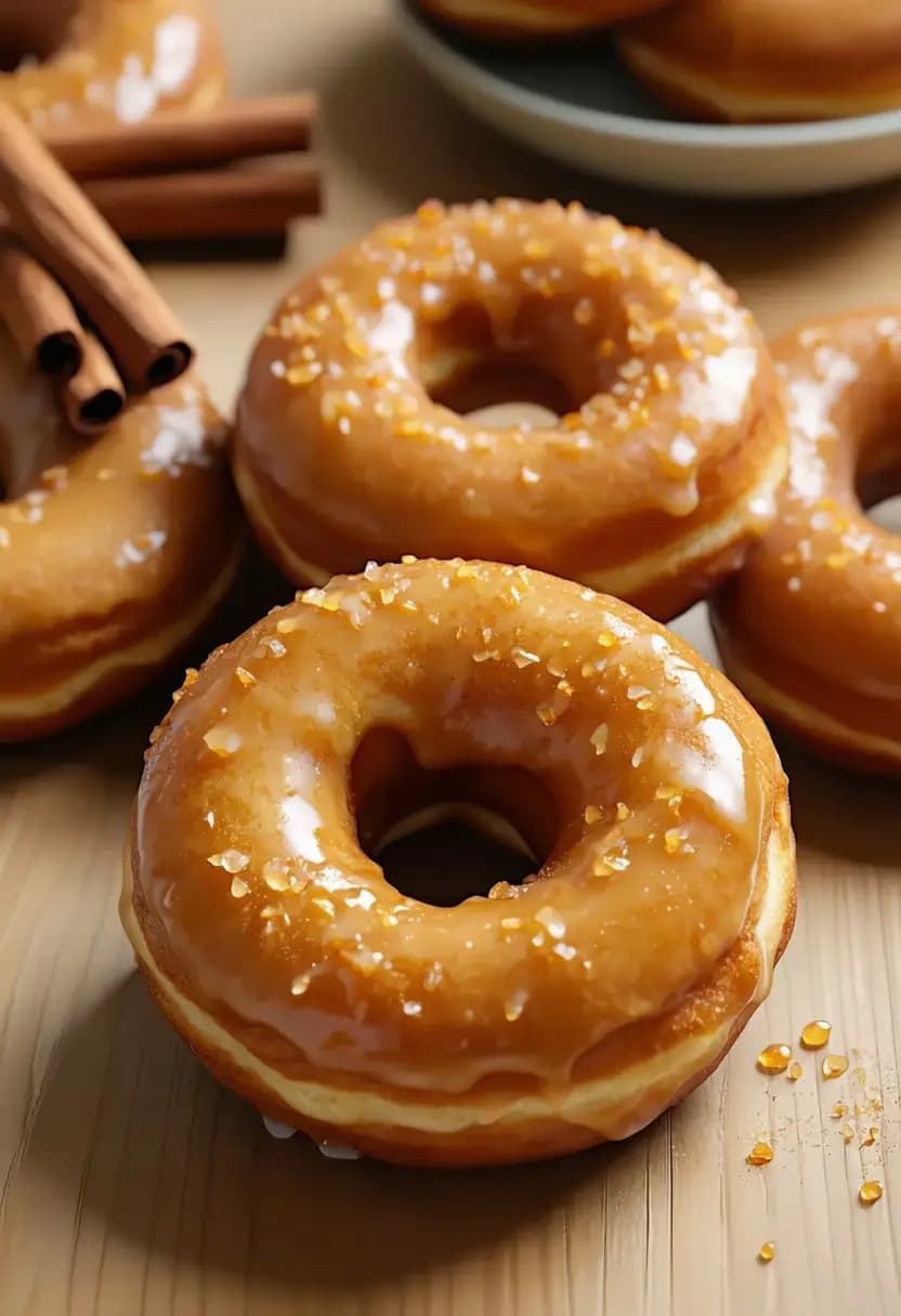 Receita de Donuts - Rosquinha de Mel e Canela