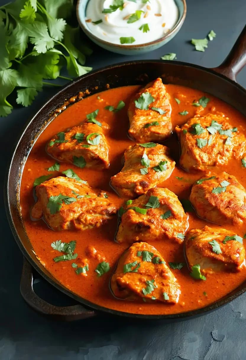 Receita de Frango Tikka Masala Indiano