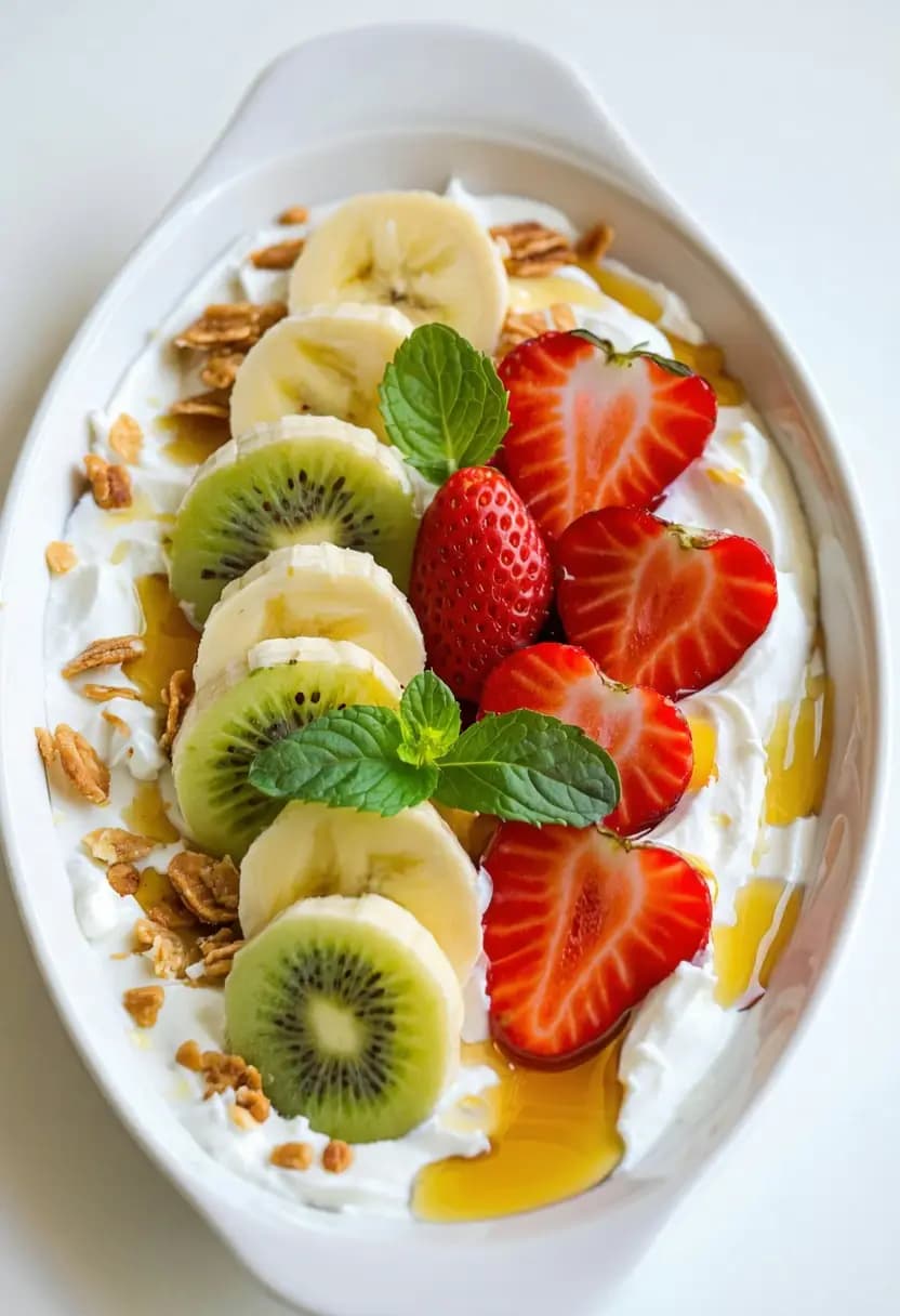 Receita de Iogurte Grego com Frutas