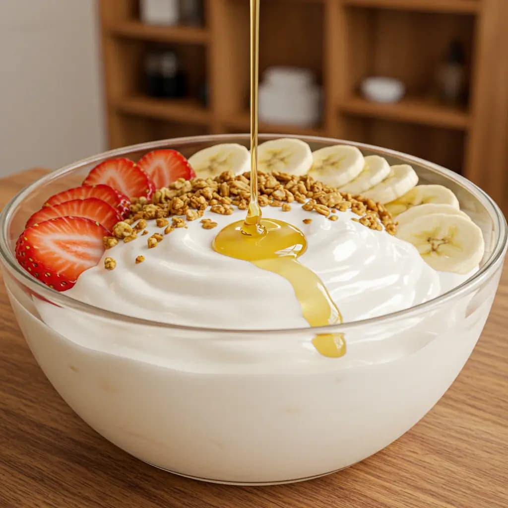 Receita de Iogurte natural caseiro