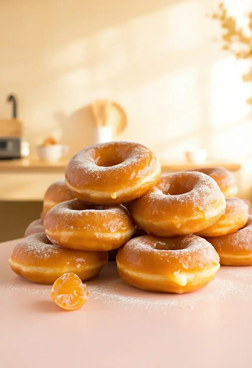 Receita de Donuts Recheados com Geléia