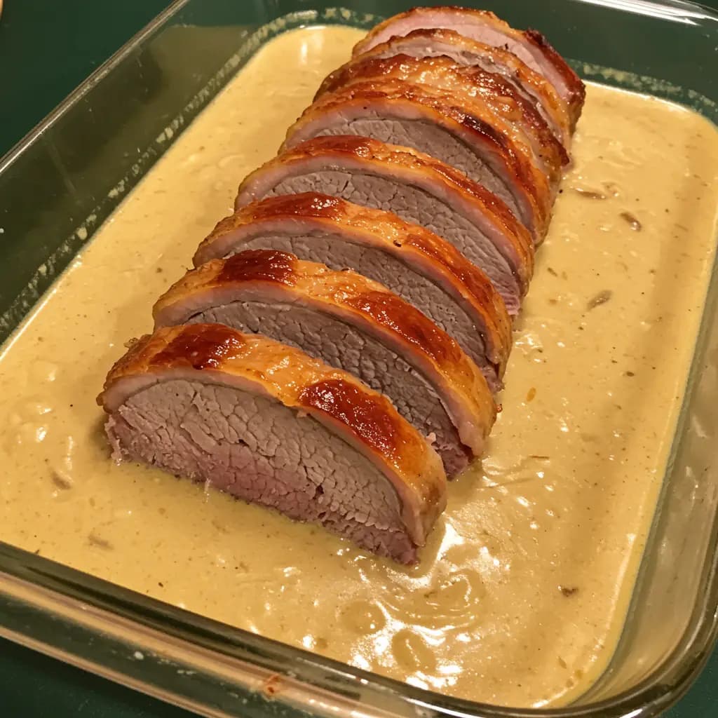 Receita de Lagarto ao Creme