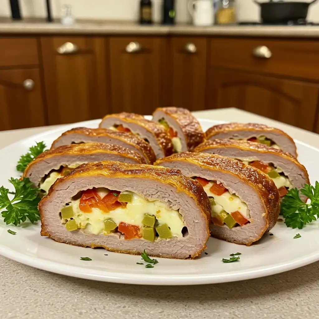 Receita de Lagarto recheado