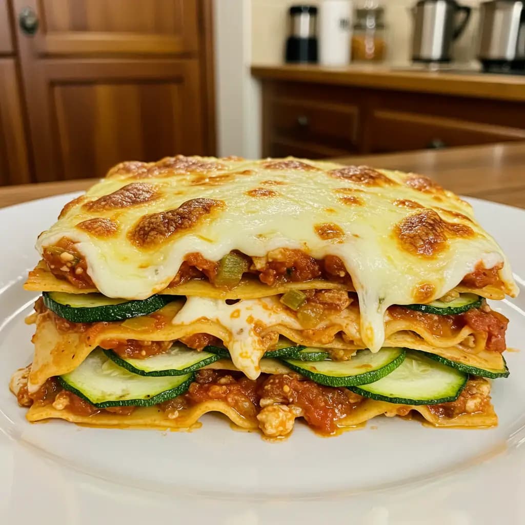 Receita de Lasanha de abobrinha