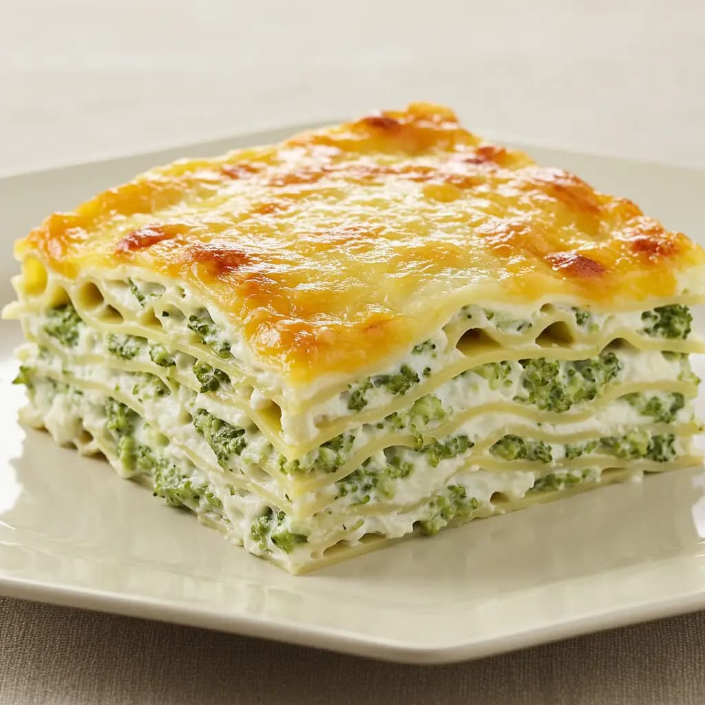 Receita de Lasanha de Brócolis
