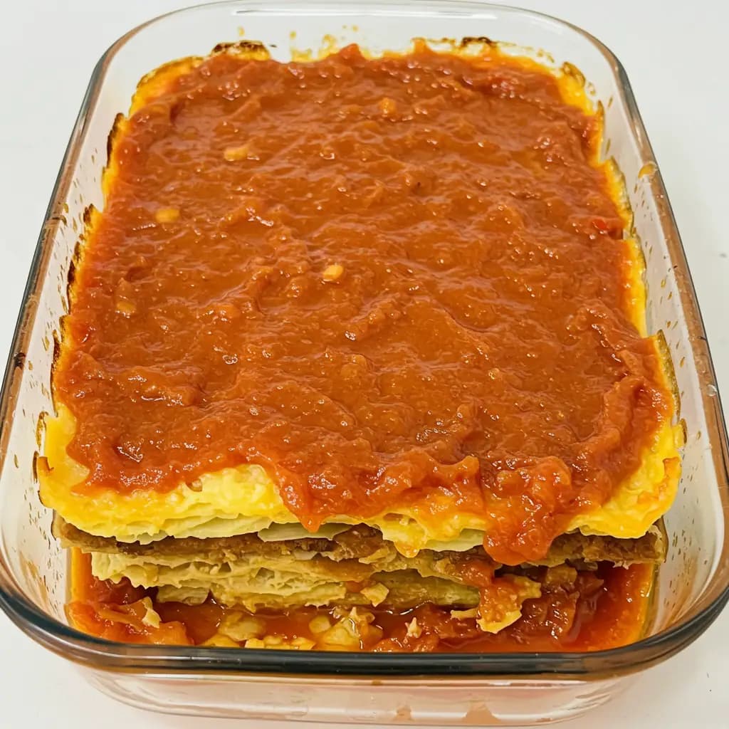 Receita de Lasanha de miojo