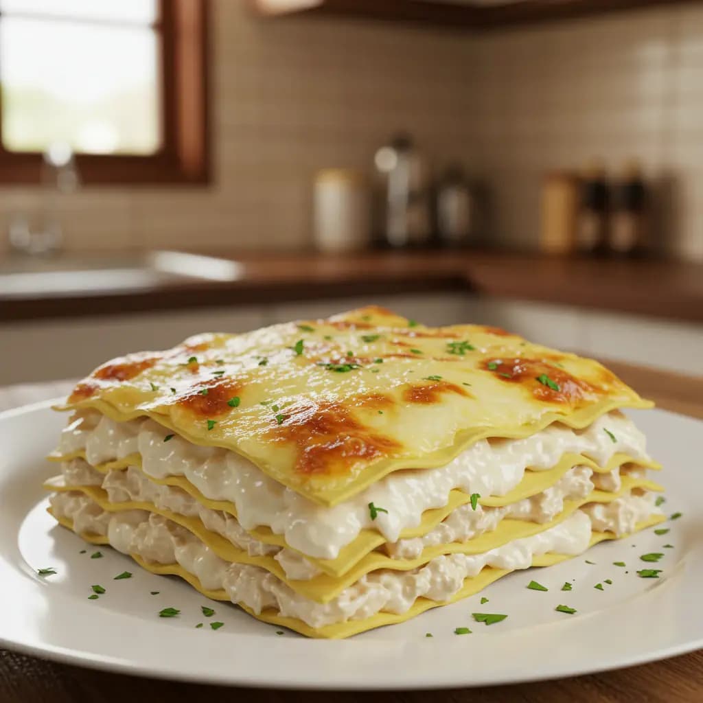 Receita de Lasanha de Molho branco