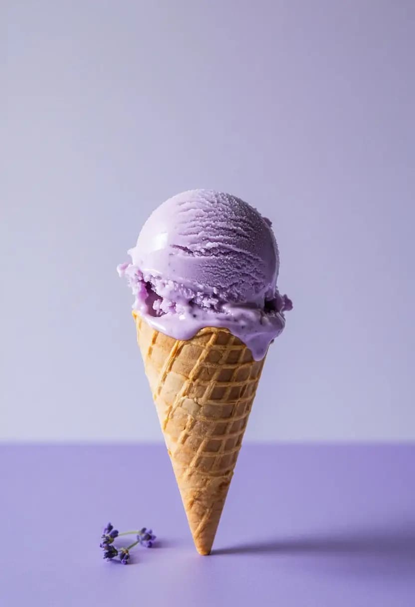 Receita de Sorvete de Lavanda