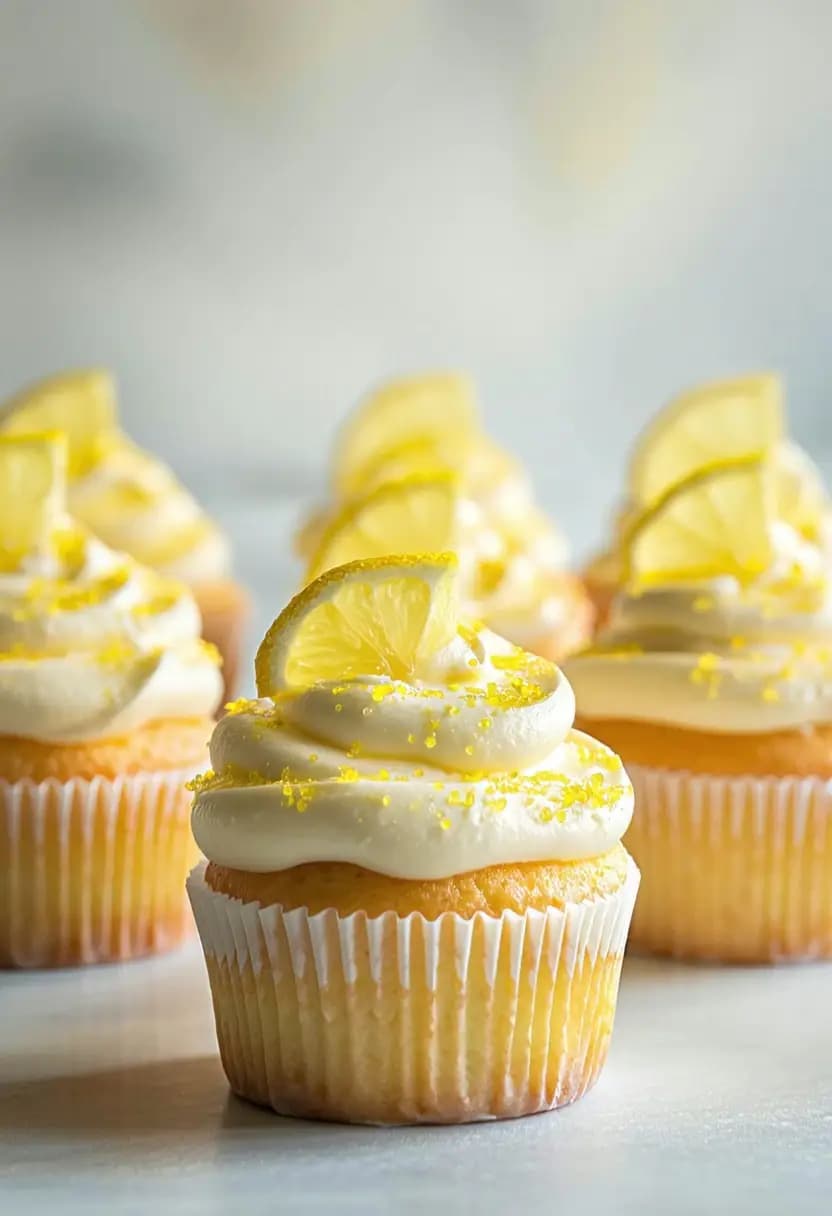 Receita de Cupcakes de Limão