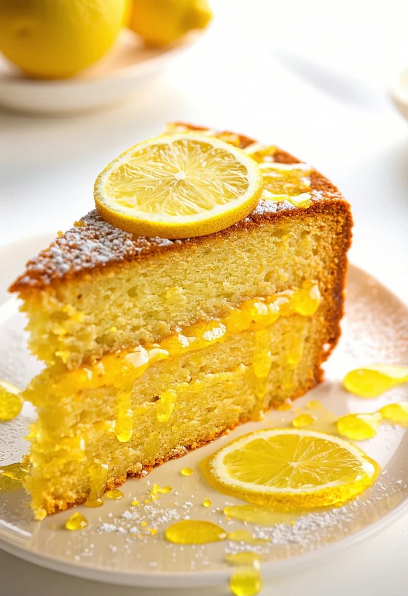 Receita de Bolo de Limão com Cobertura