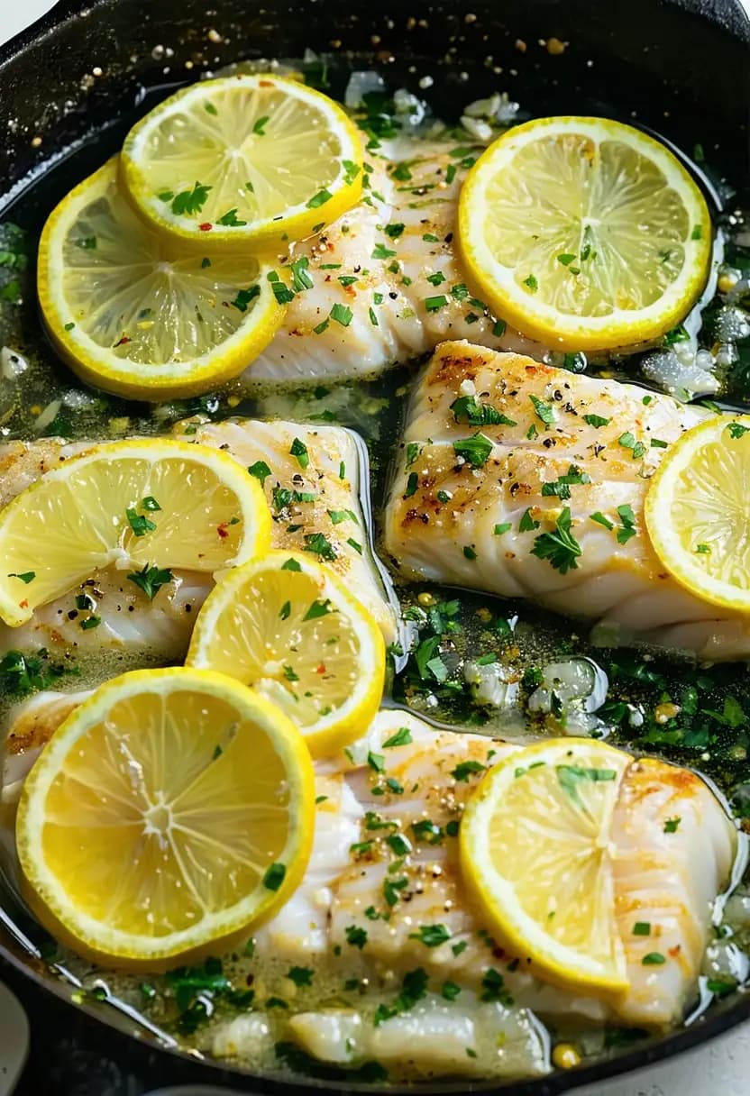 Receita de Bacalhau Assado com Limão e Ervas