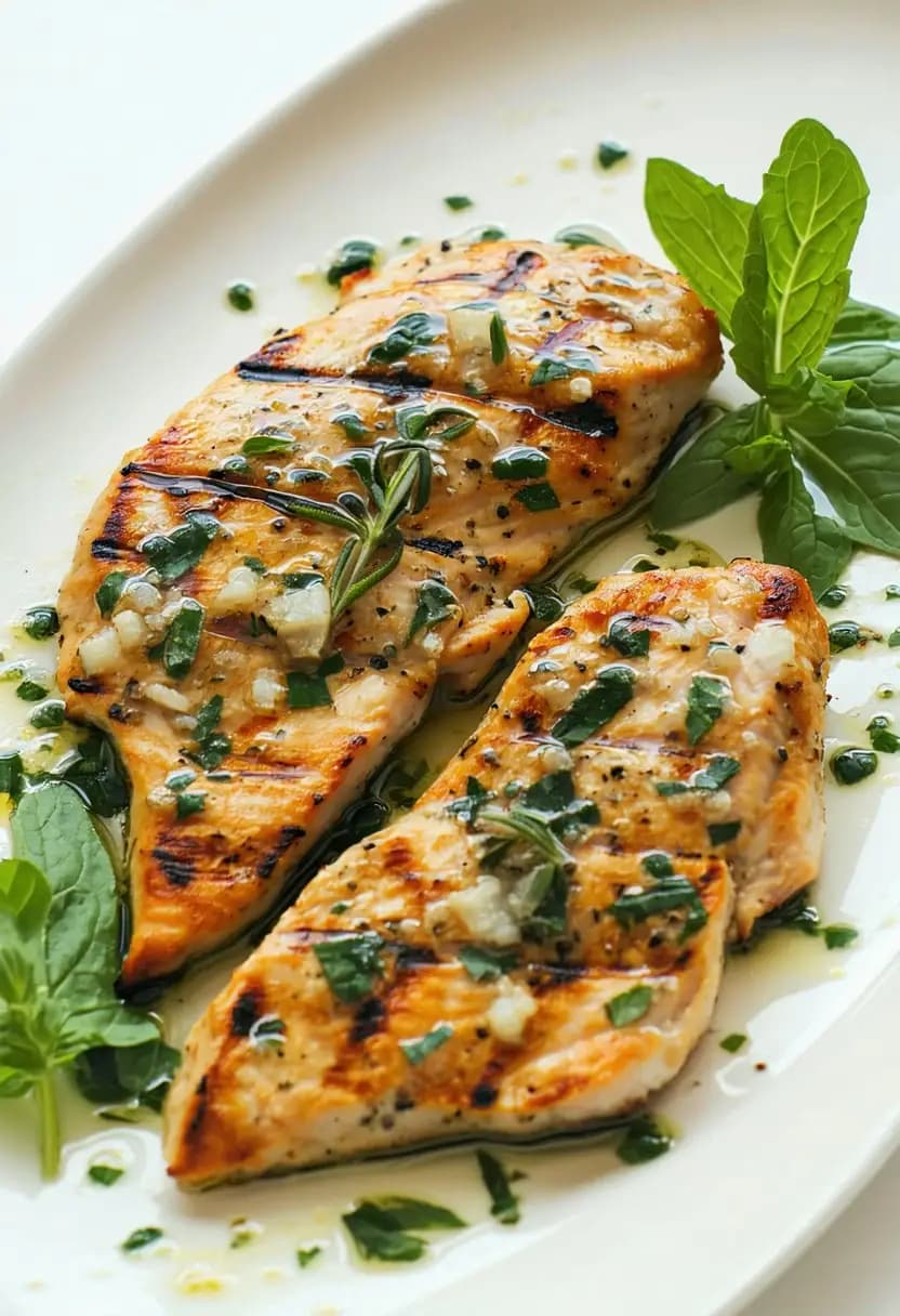 Receita de Frango Grelhado com Ervas e Limão