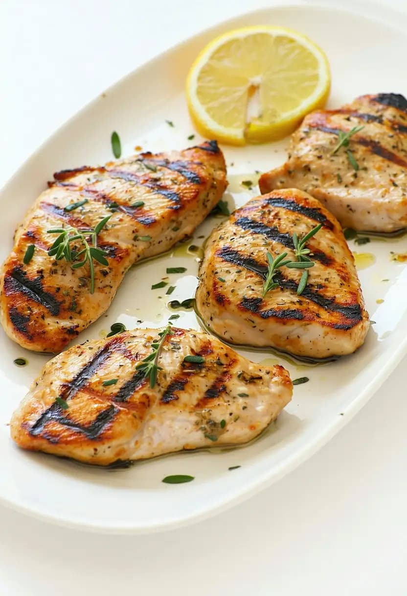 Receita de Frango Grelhado com Limão e Ervas