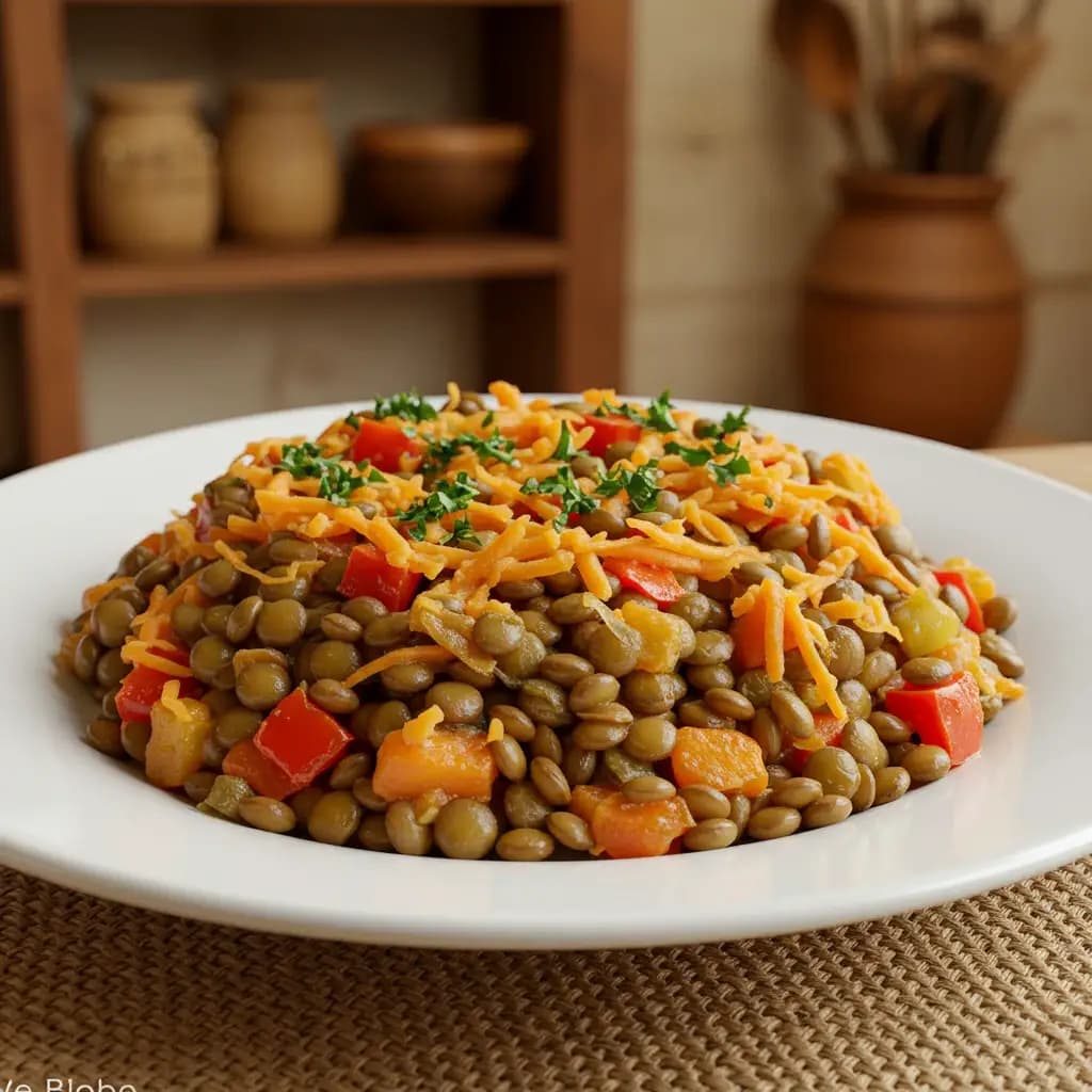 Receita de Lentilha à Moda Árabe