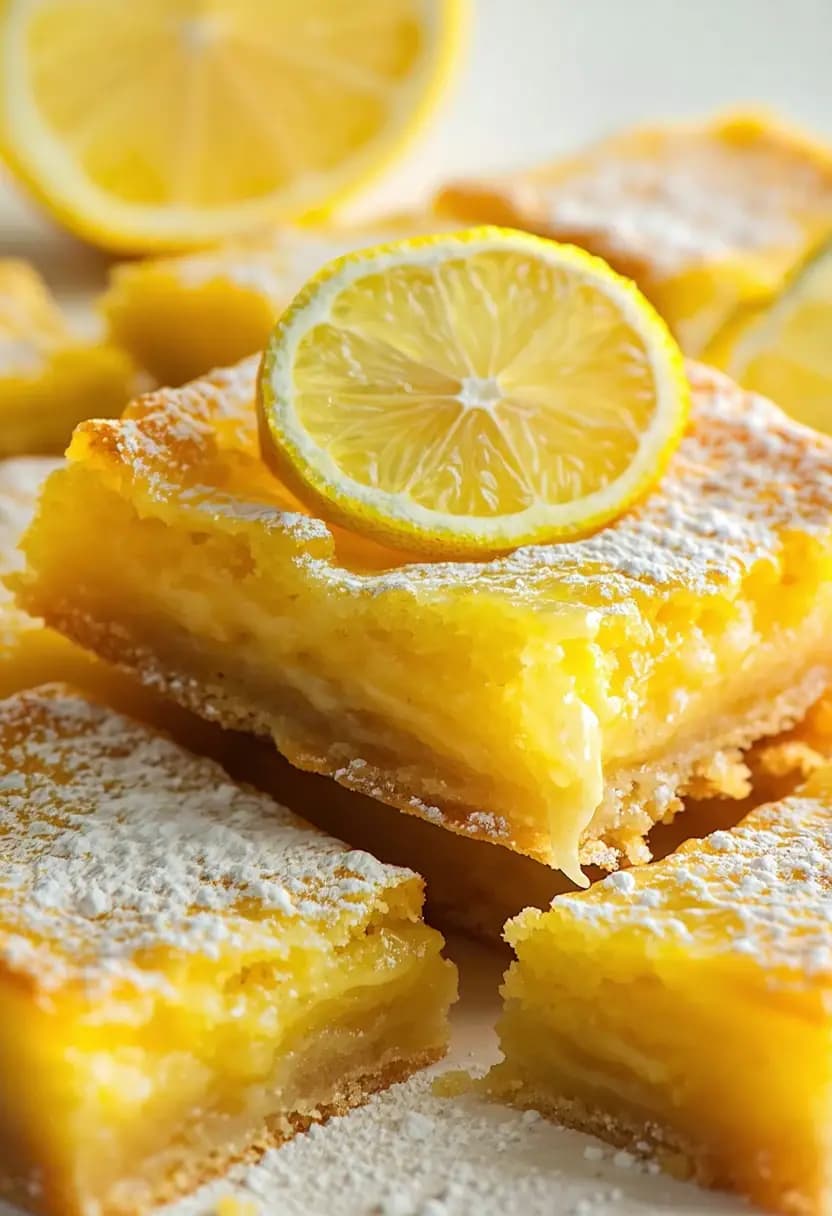 Receita de Barras de Limão Deliciosas