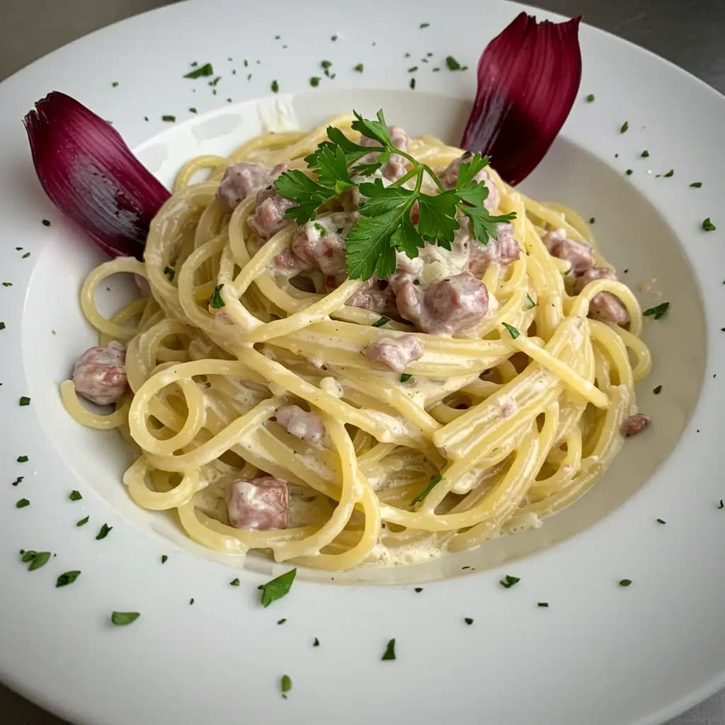 Receita de Macarrão à carbonara
