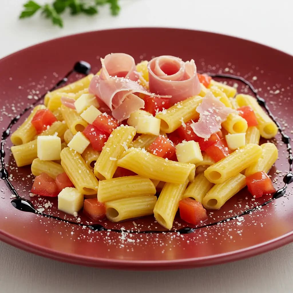 Receita de Macarrão à Pizza