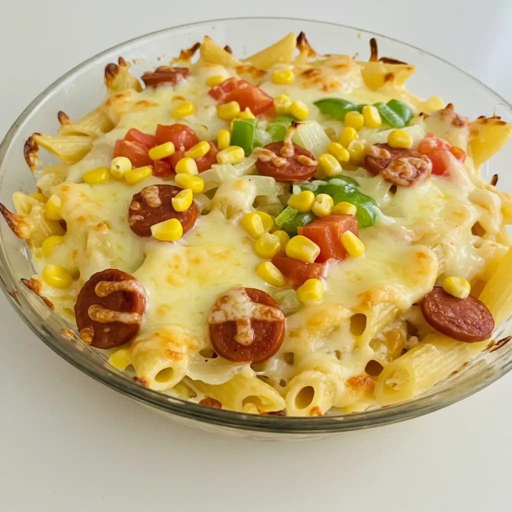 Receita de Macarrão à Pizza