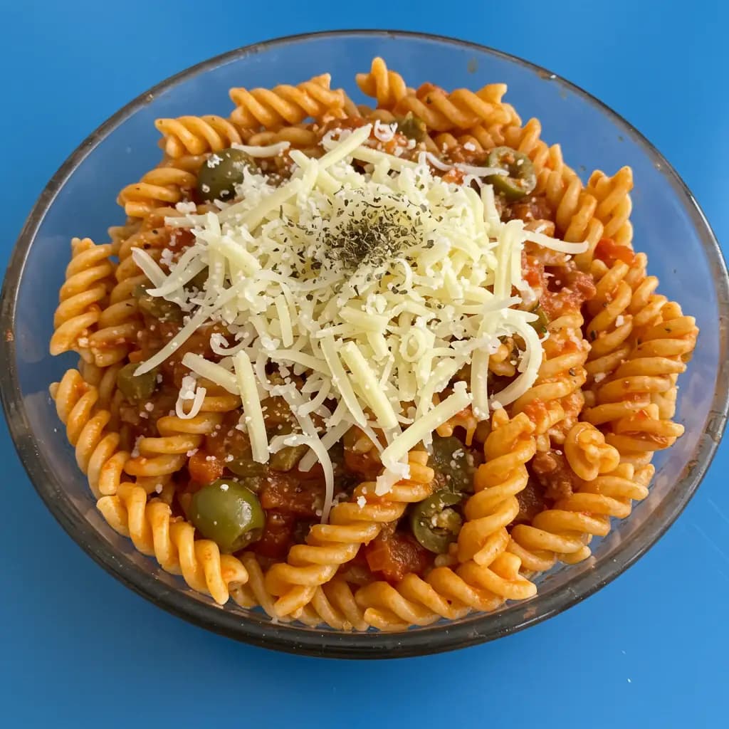 Receita de Macarrão à Pizza