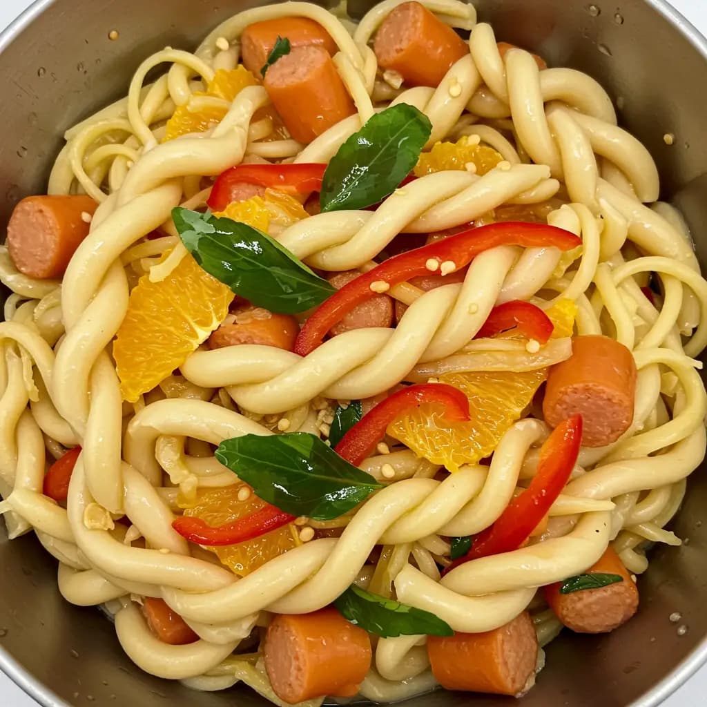 Receita de Macarrão com salsicha