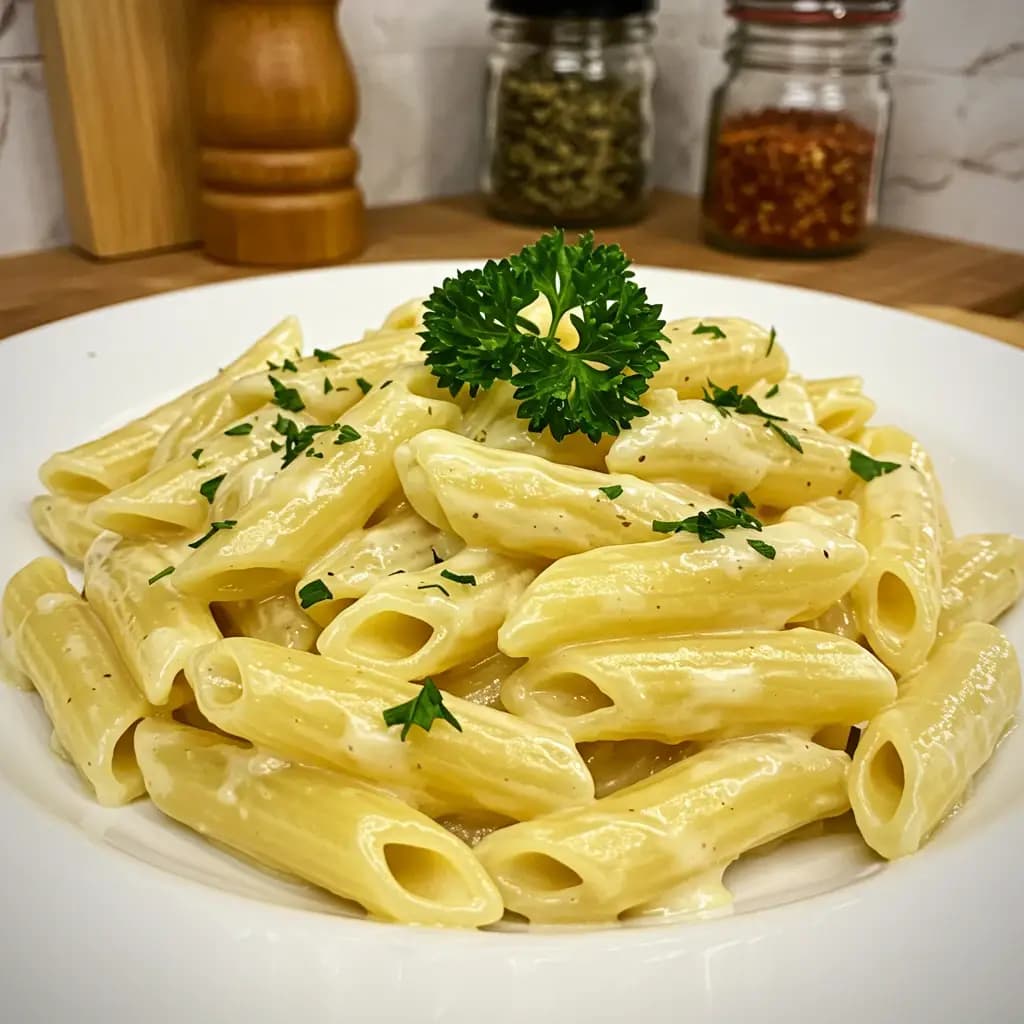 Receita de Macarrão cremoso