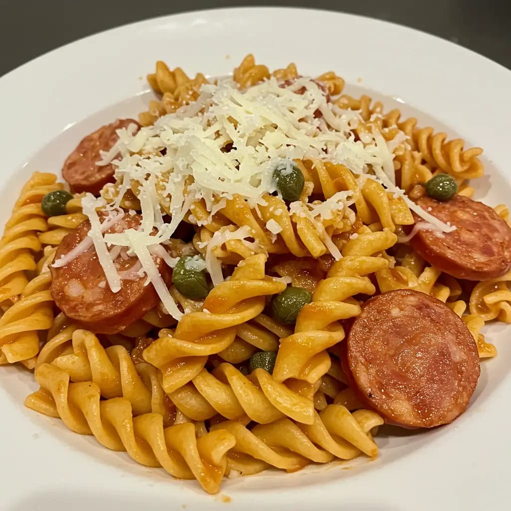 Receita de Macarrão de calabresa