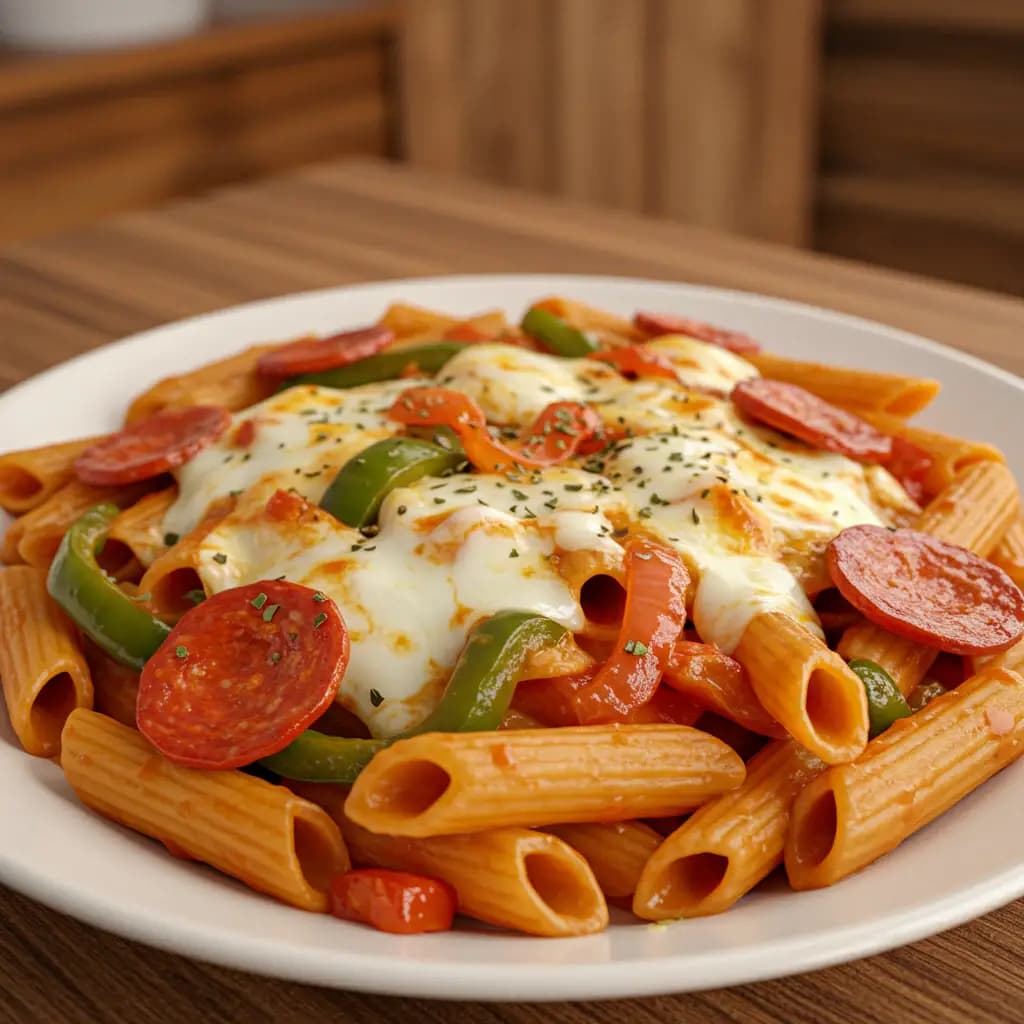Receita de Macarrão sabor pizza