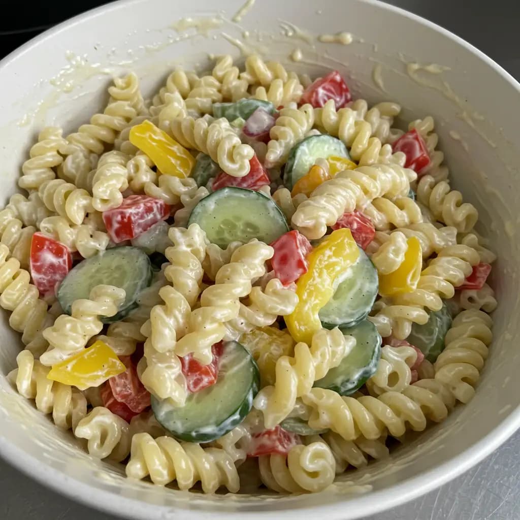 Receita de Macarrão Salada Cremoso