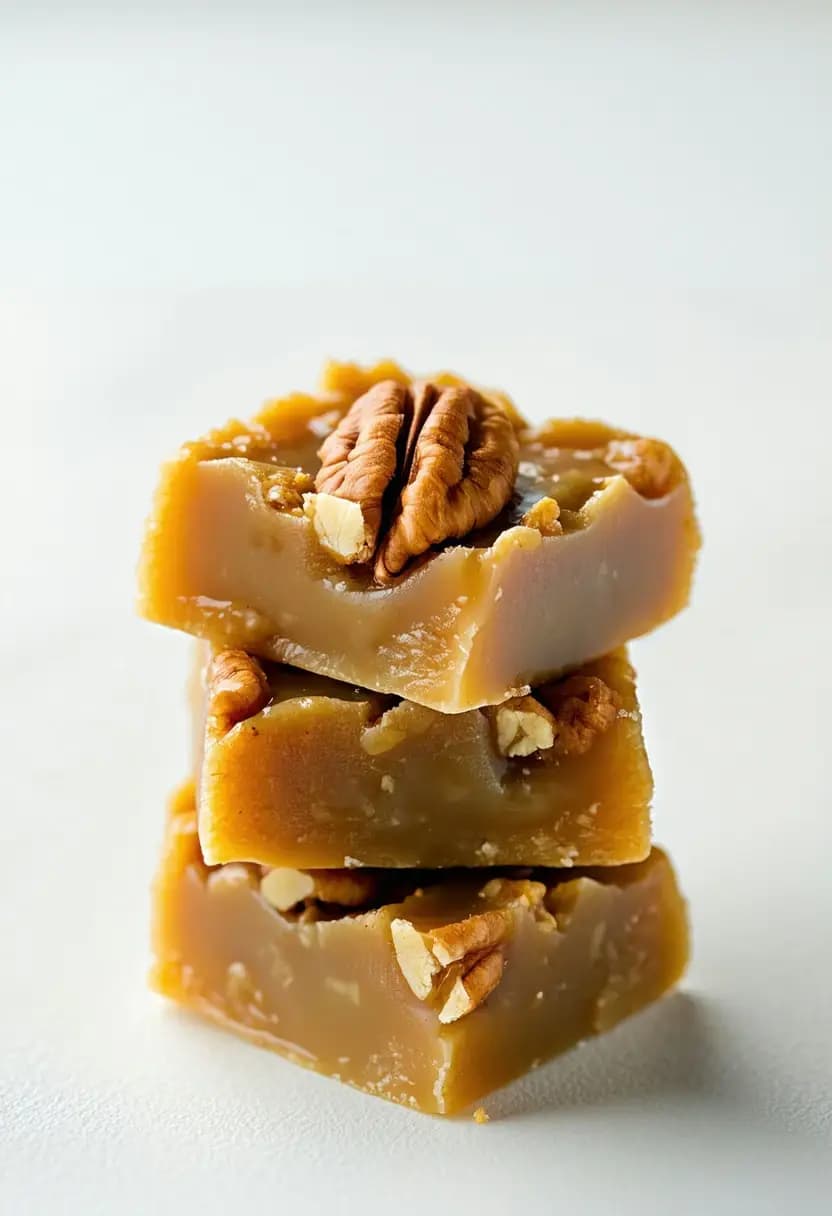 Receita de Fudge de Nozes e Xarope de Maple