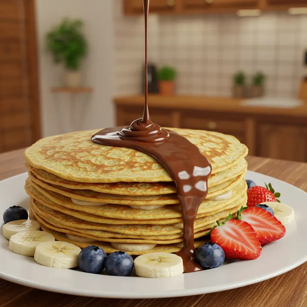 Receita de Massa de crepe fácil
