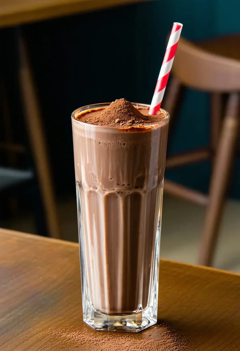Receita de Milkshake de Chia e Cacau