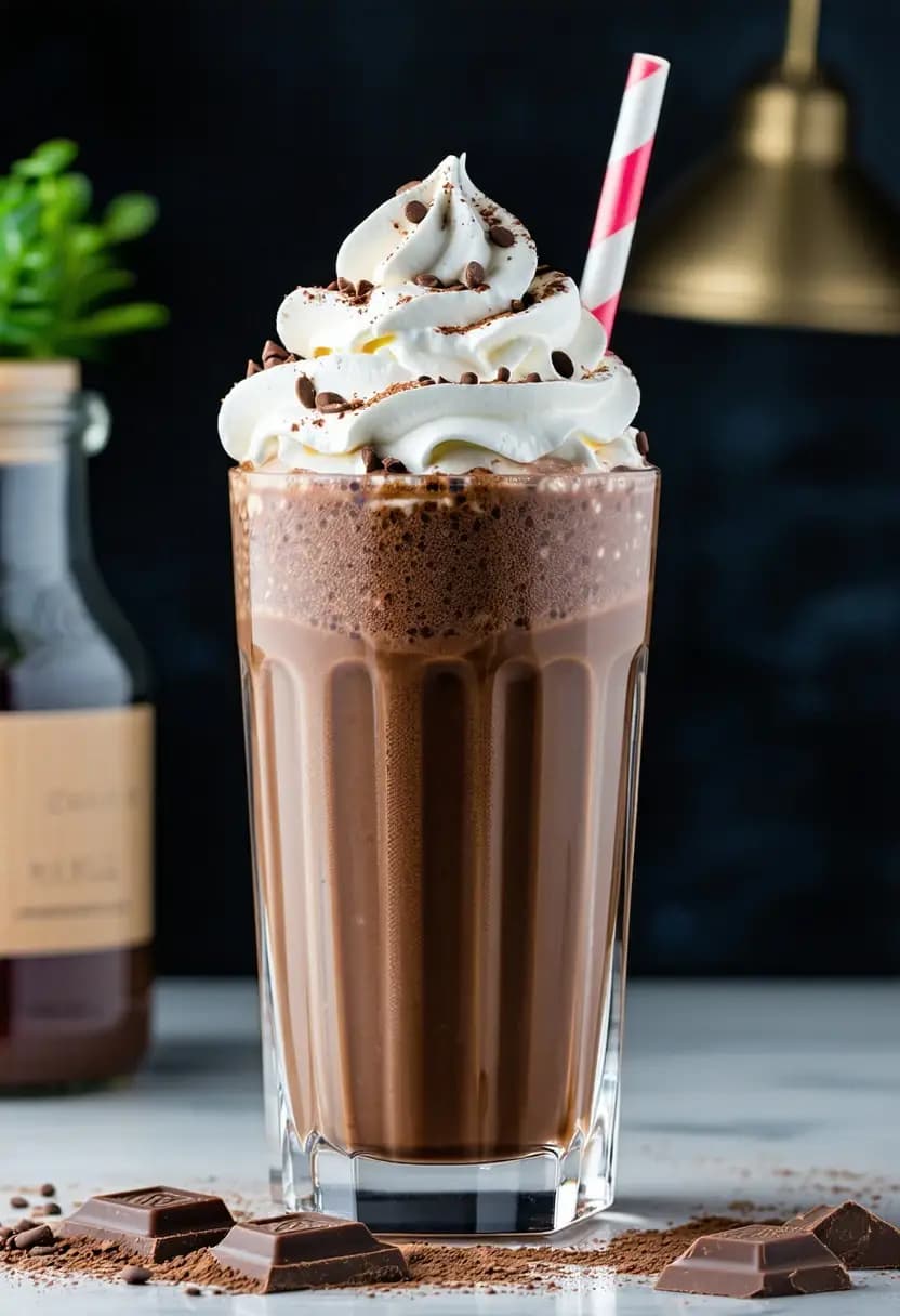 Receita de Milkshake de Chocolate