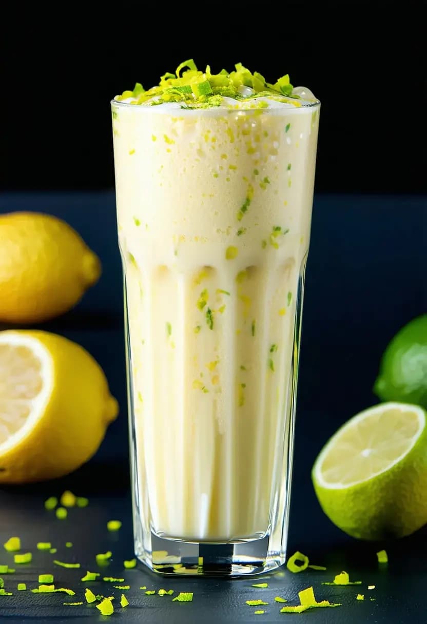 Receita de Milkshake de Limão com Creme