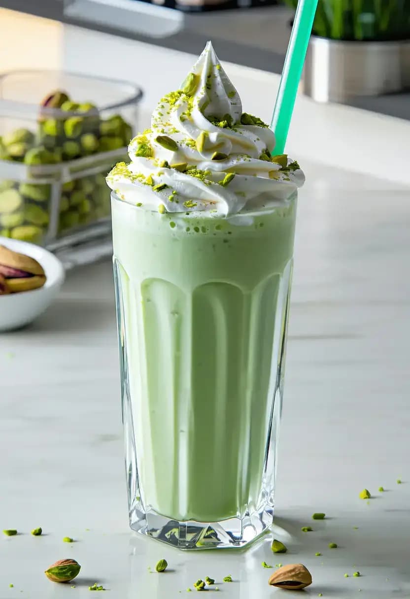 Receita de Milkshake de Pistache