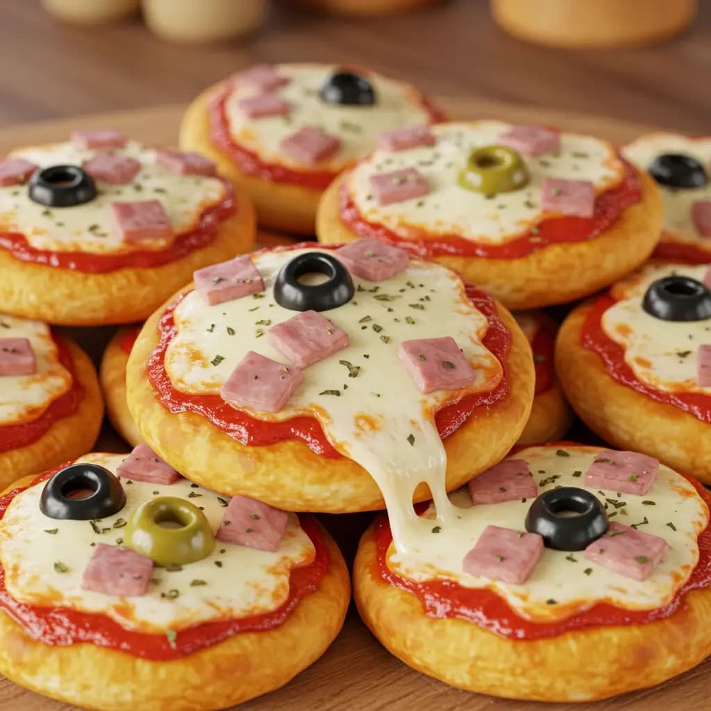 Receita de Mini pizza