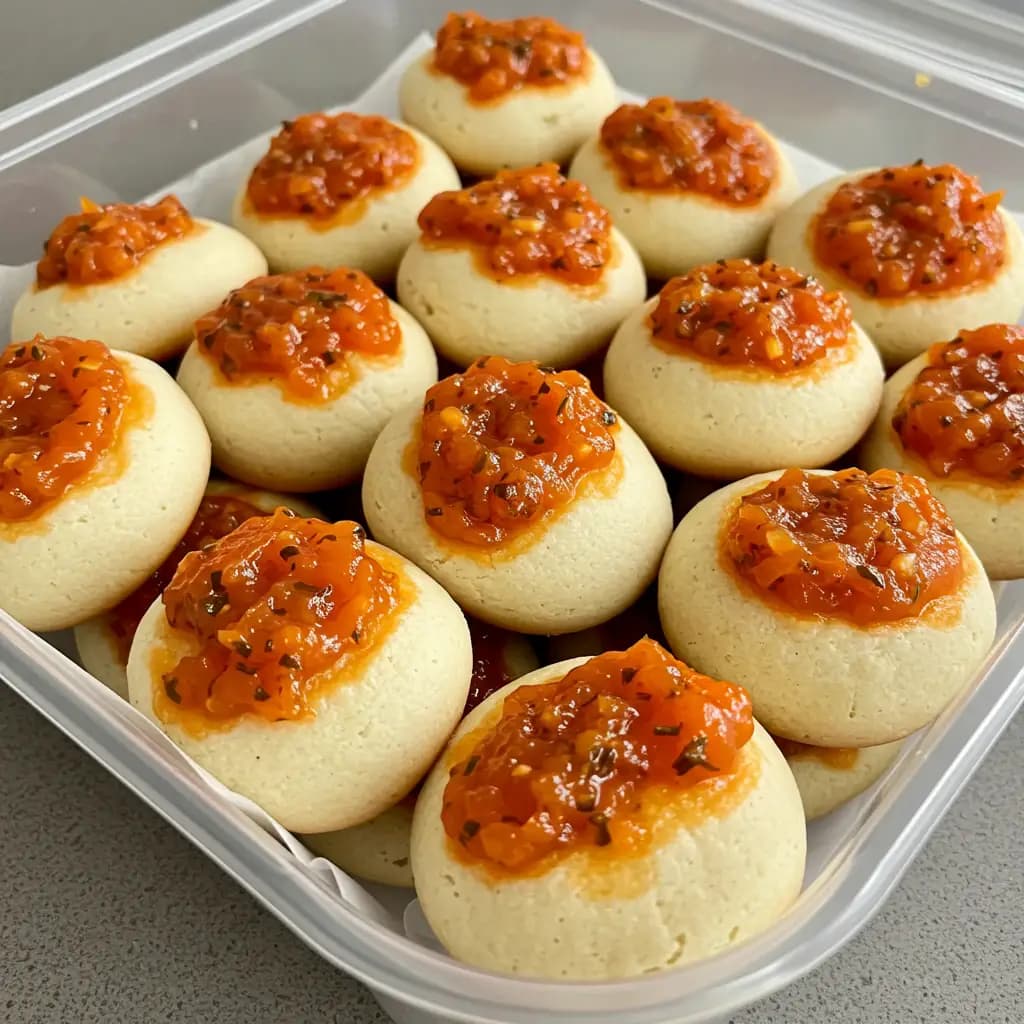 Receita de Mini Pizzas Caseiras