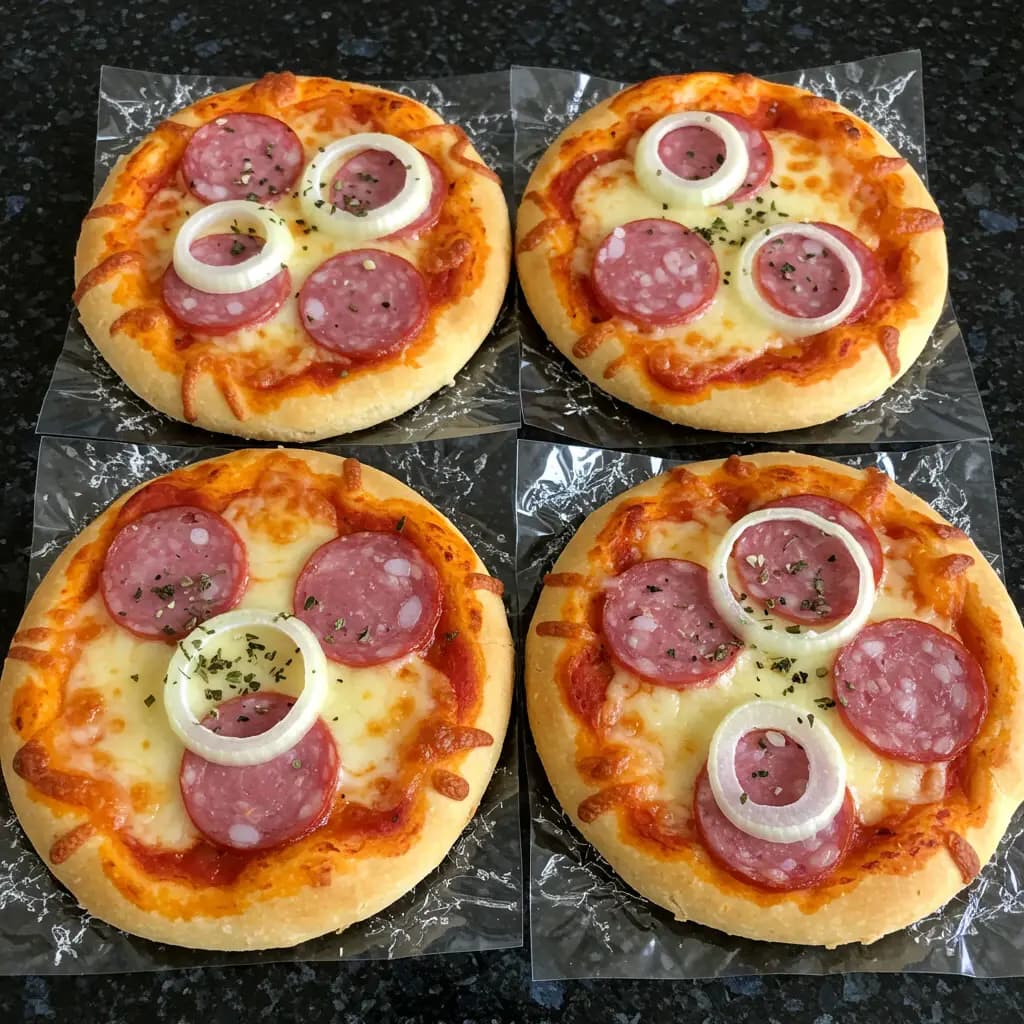 Receita de Mini Pizzas Deliciosas