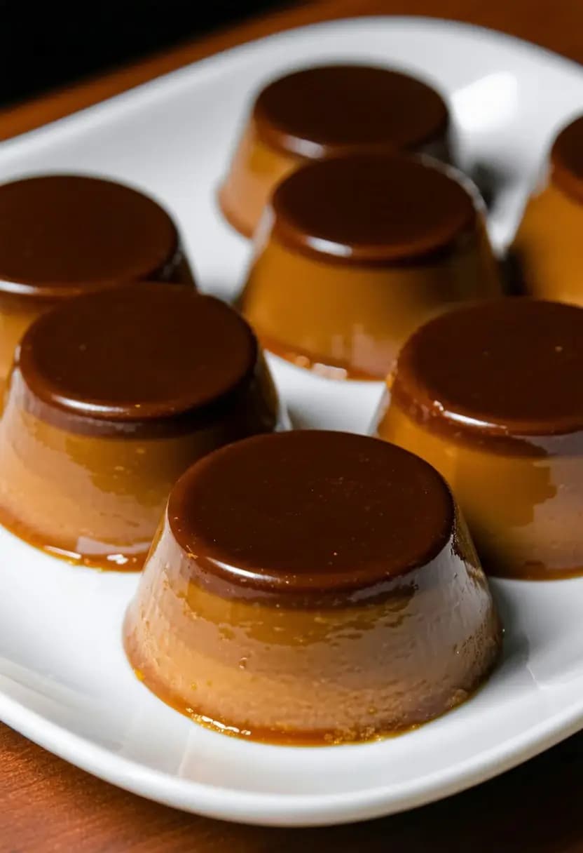 Receita de Mini Pudim de Chocolate