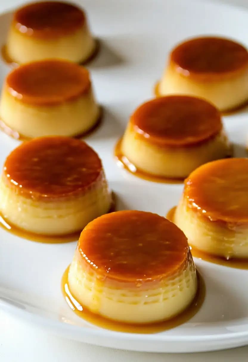Receita de Mini Pudim de Leite Condensado