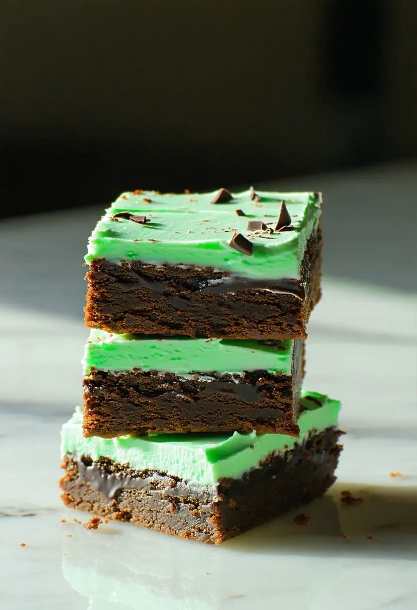 Receita de Brownies de Menta