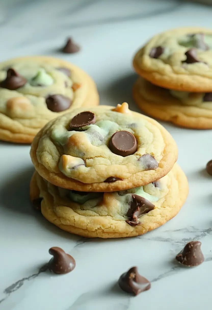 Receita de Cookies de Chocolate com Menta