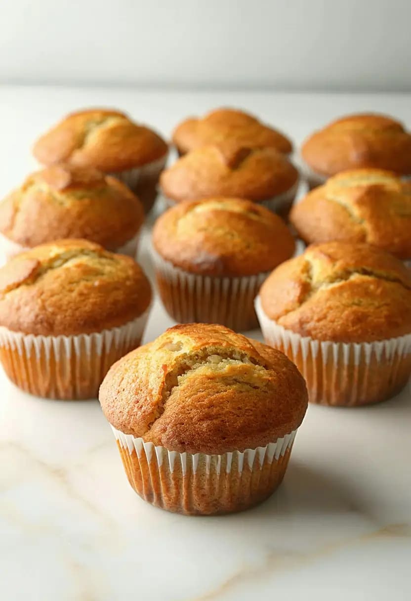 Receita de Muffins de Banana Umedecidos