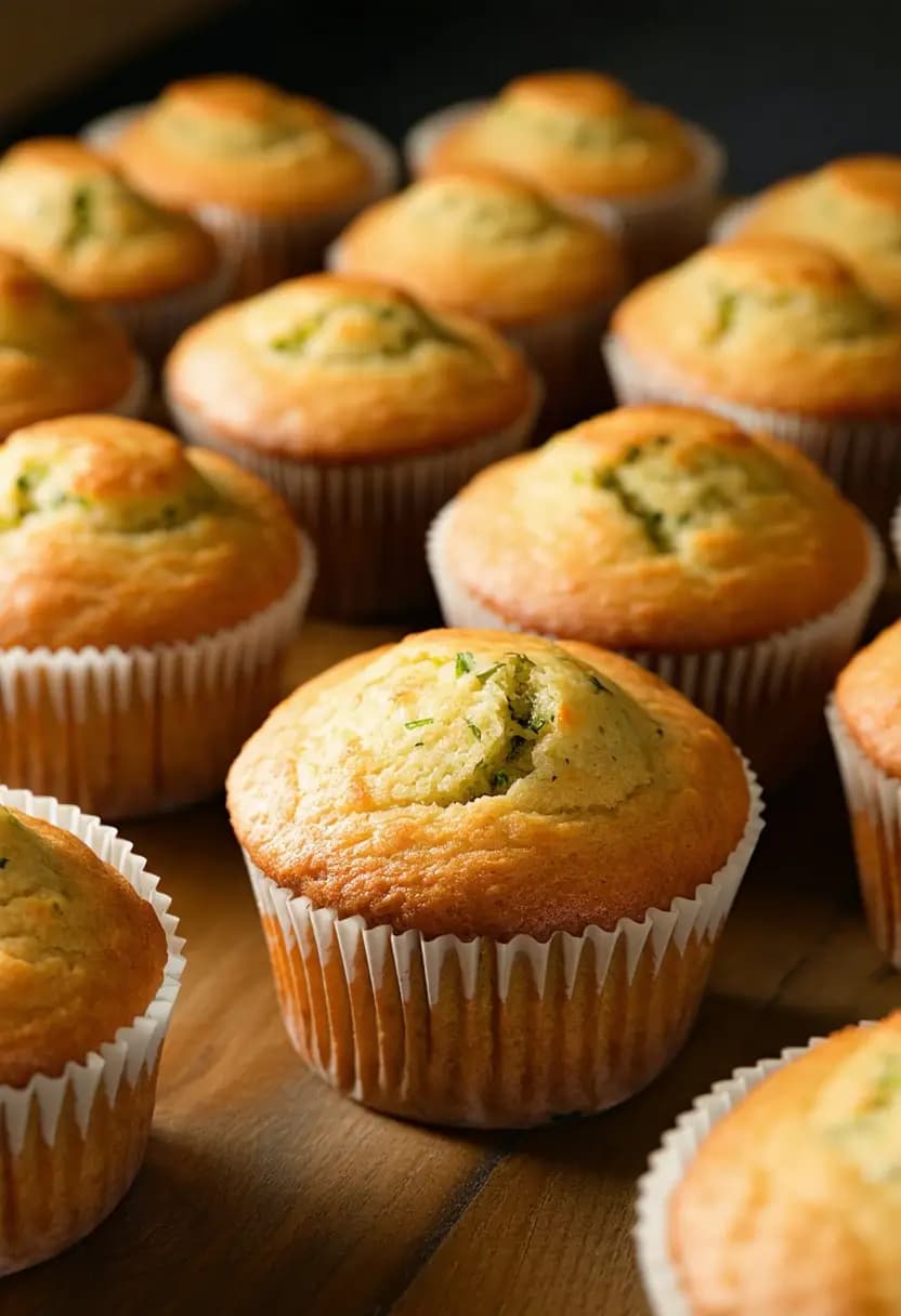 Receita de Muffins de Abobrinha Umidificados